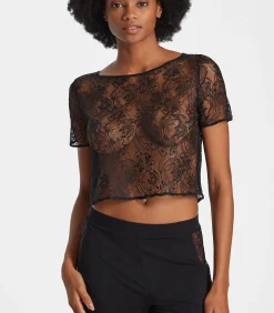 Aubade Lange mouwenshirt LAZY DAYS black New