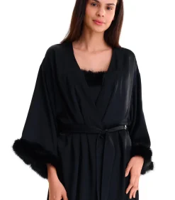 LISCA Lange negligé PASSION black