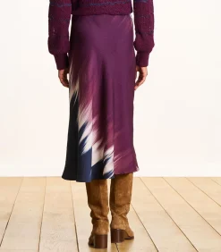 La Fée Maraboutée Lange rok met tie & dye print multicolor Outlet
