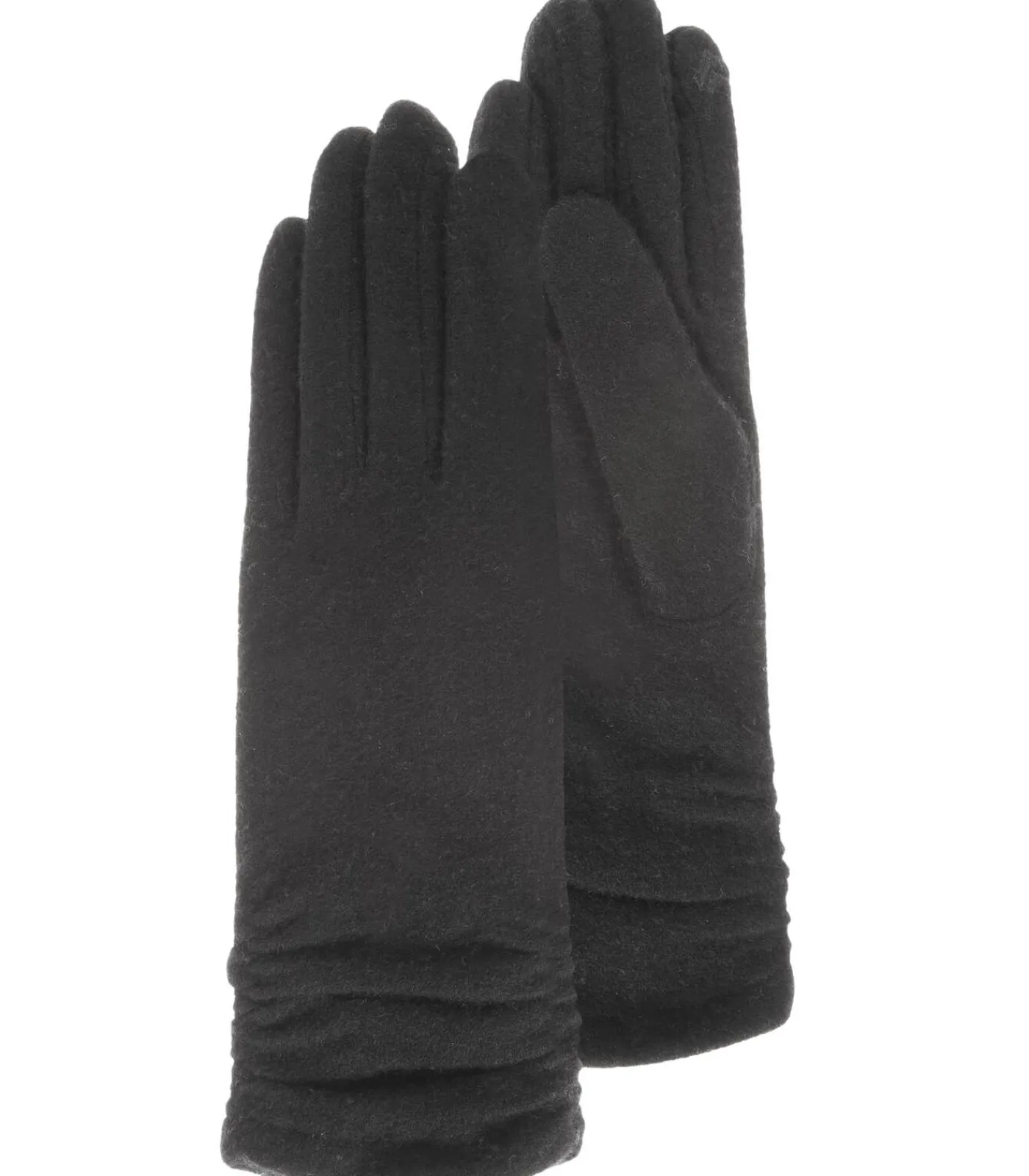 ISOTONER Lange tactiele wollen dameshandschoenen Zwart black Online