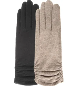 ISOTONER Lange tactiele wollen dameshandschoenen Zwart black Online