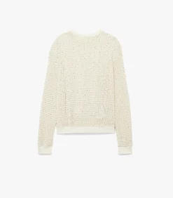 Koton Lange Trui Ronde Hals Met Bontrand white New