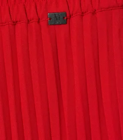 Mart Visser Lara Plisse Rok Rood red Discount