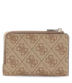 GUESS Laurel Ii Slg Zip Arnd Crd Cse beige New