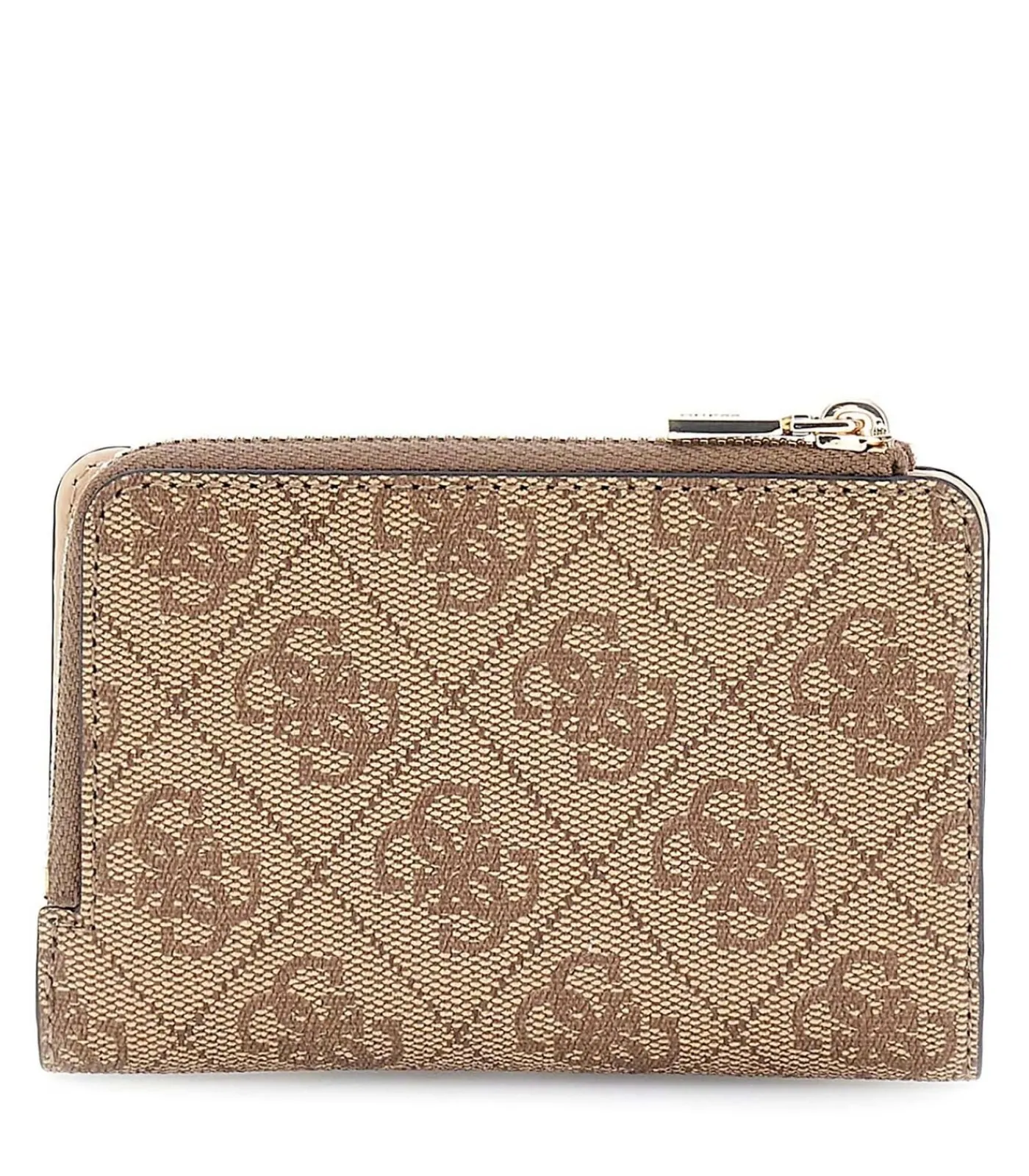 GUESS Laurel Ii Slg Zip Arnd Crd Cse beige New