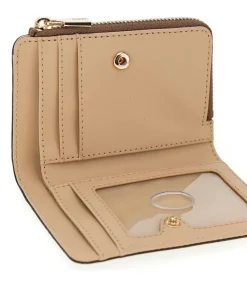 GUESS Laurel Ii Slg Zip Arnd Crd Cse beige New