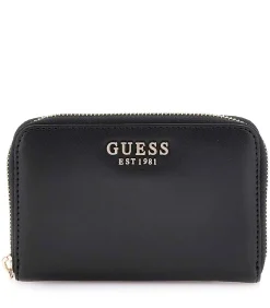 GUESS Laurel Slg Medium Zip Around black Discount
