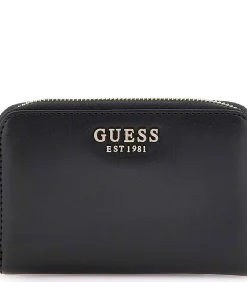 GUESS Laurel Slg Medium Zip Around black Discount