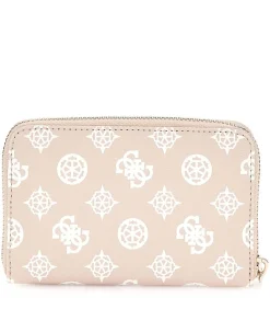 GUESS Laurel Slg Medium Zip Around beige Clearance