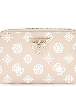 GUESS Laurel Slg Medium Zip Around beige Clearance