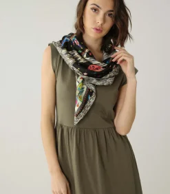 Deeluxe LAVINIA - Sjaal met geometrisch patroon black Discount
