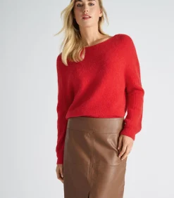 Marie Méro Lederen rok in camel Discount