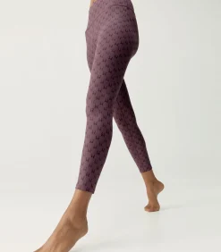 Born Living Yoga Leggings Monogram bordeaux Sale