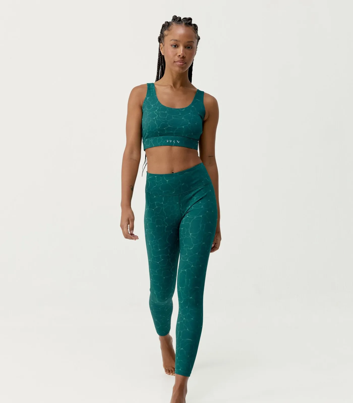 Born Living Yoga Leggings Organic darkGreen