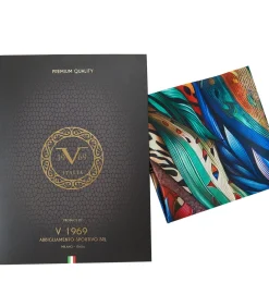 V1969 Leo Feather Zijden Vierkant multicolor Sale