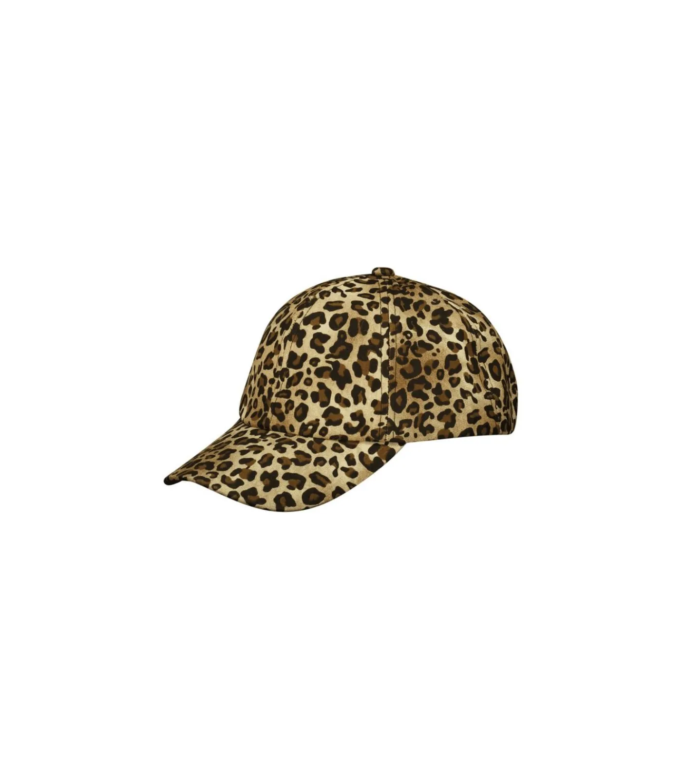 Deeluxe LEONISSA - Modieuze pet met luipaardprint van katoenen canvas met klittenband brown Online