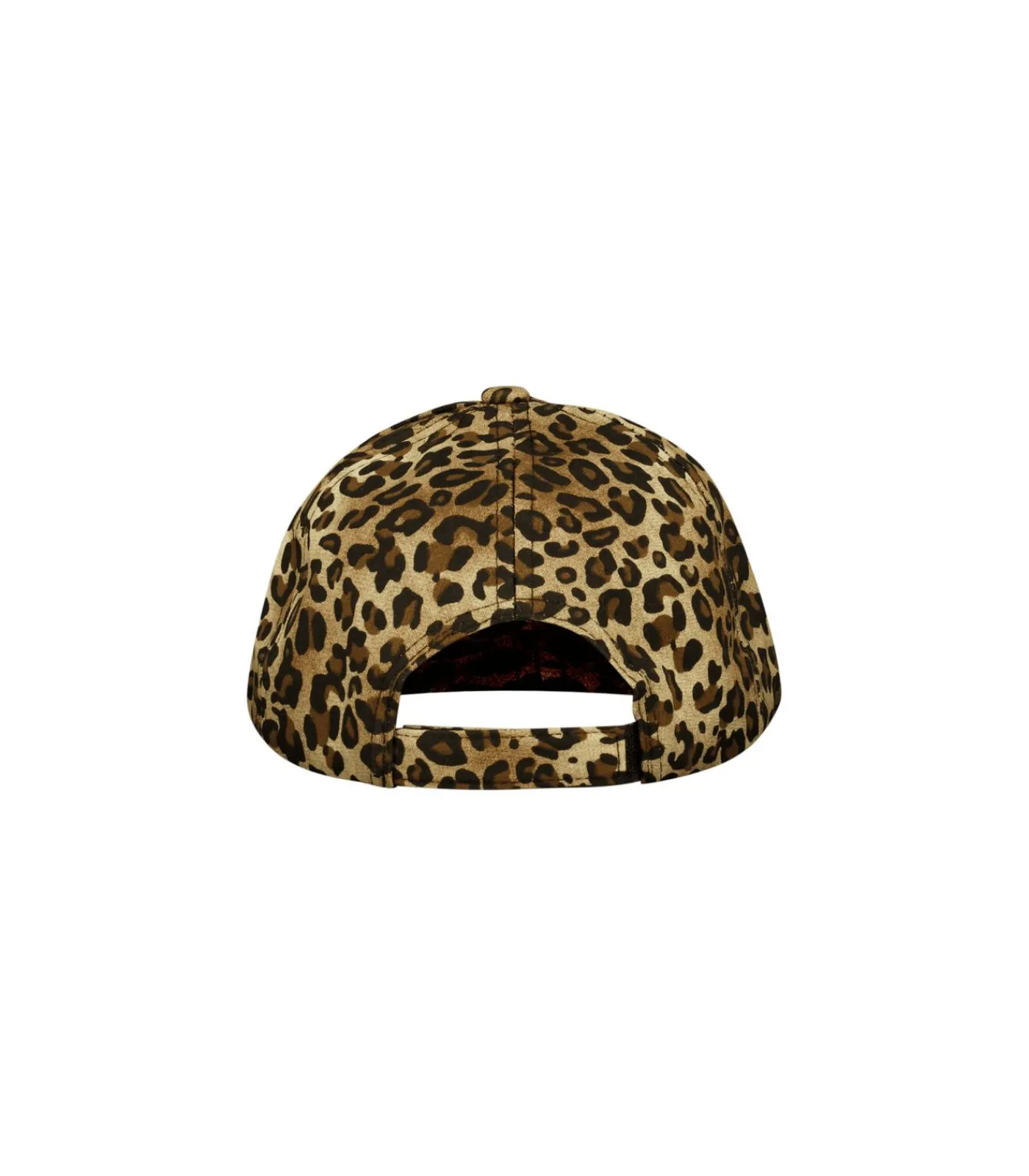 Deeluxe LEONISSA - Modieuze pet met luipaardprint van katoenen canvas met klittenband brown Online