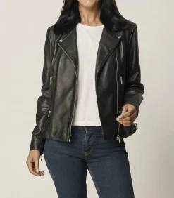 Le Temps des Cerises Leren Jas LILOU black Online