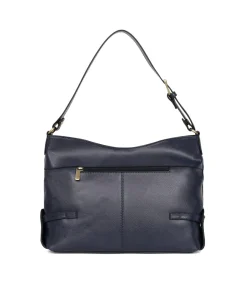 HEXAGONA Leren Messengertas République navyBlue New