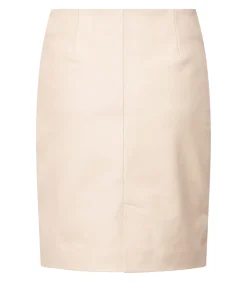 Bolongaro Trevor Leren Rok “MIDI” white Online