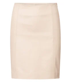 Bolongaro Trevor Leren Rok “MIDI” white Online