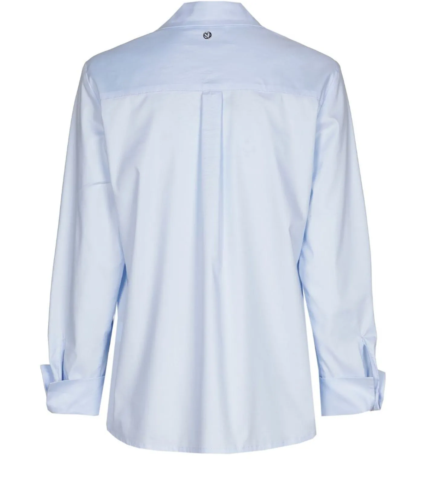 Marie Méro Lichtblauwe bloes in katoen met stretch lightBlue Outlet