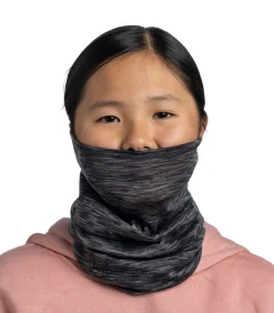 BUFF Lichtgewicht gestreepte choker van merinowol voor me... black Outlet