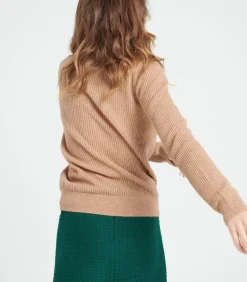 Studio Cashmere8 LILLY 23 Trui met ronde hals - 100% kasjmier camel Online