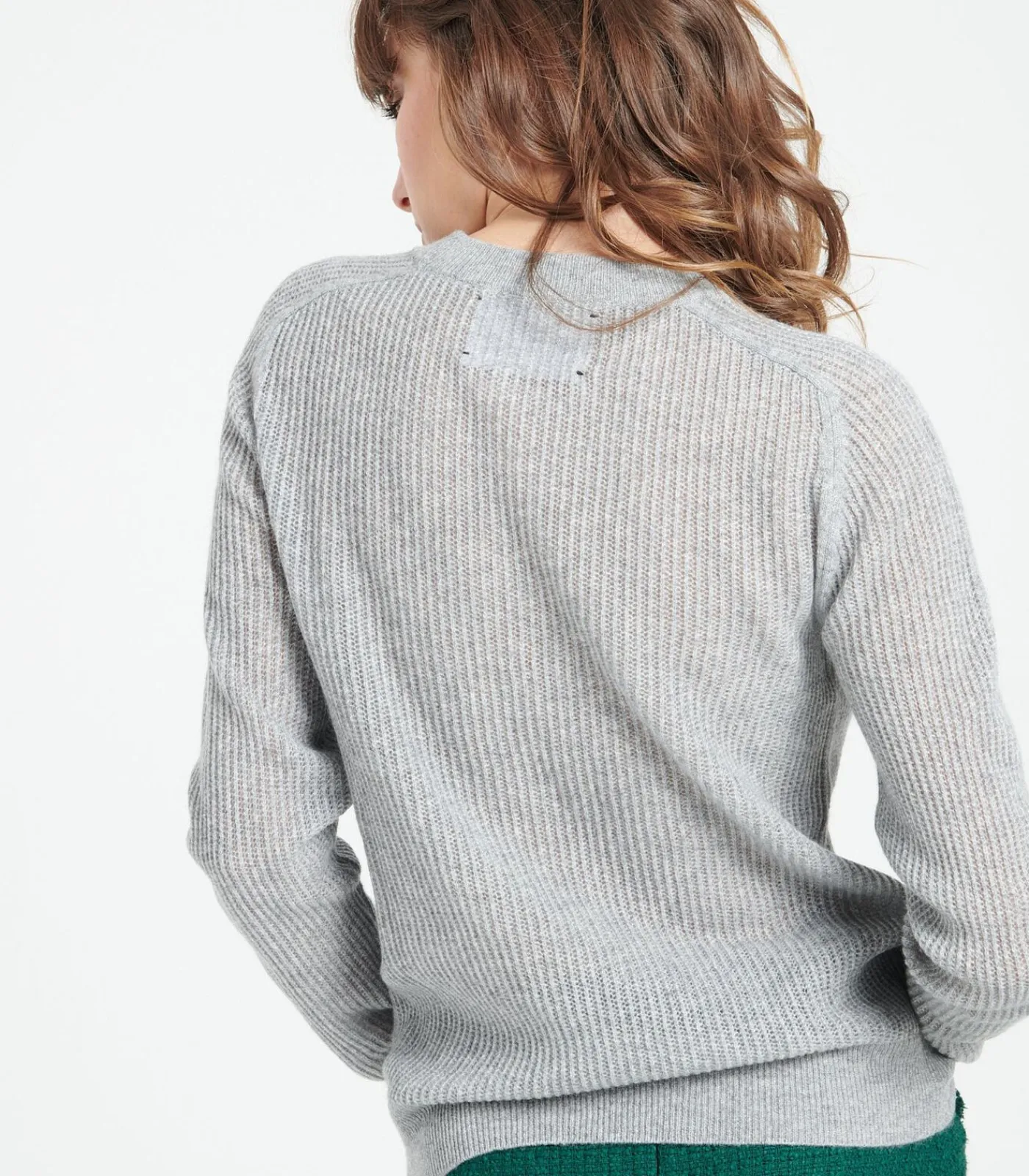 Studio Cashmere8 LILLY 23 Trui met ronde hals - 100% kasjmier lightGrey Online