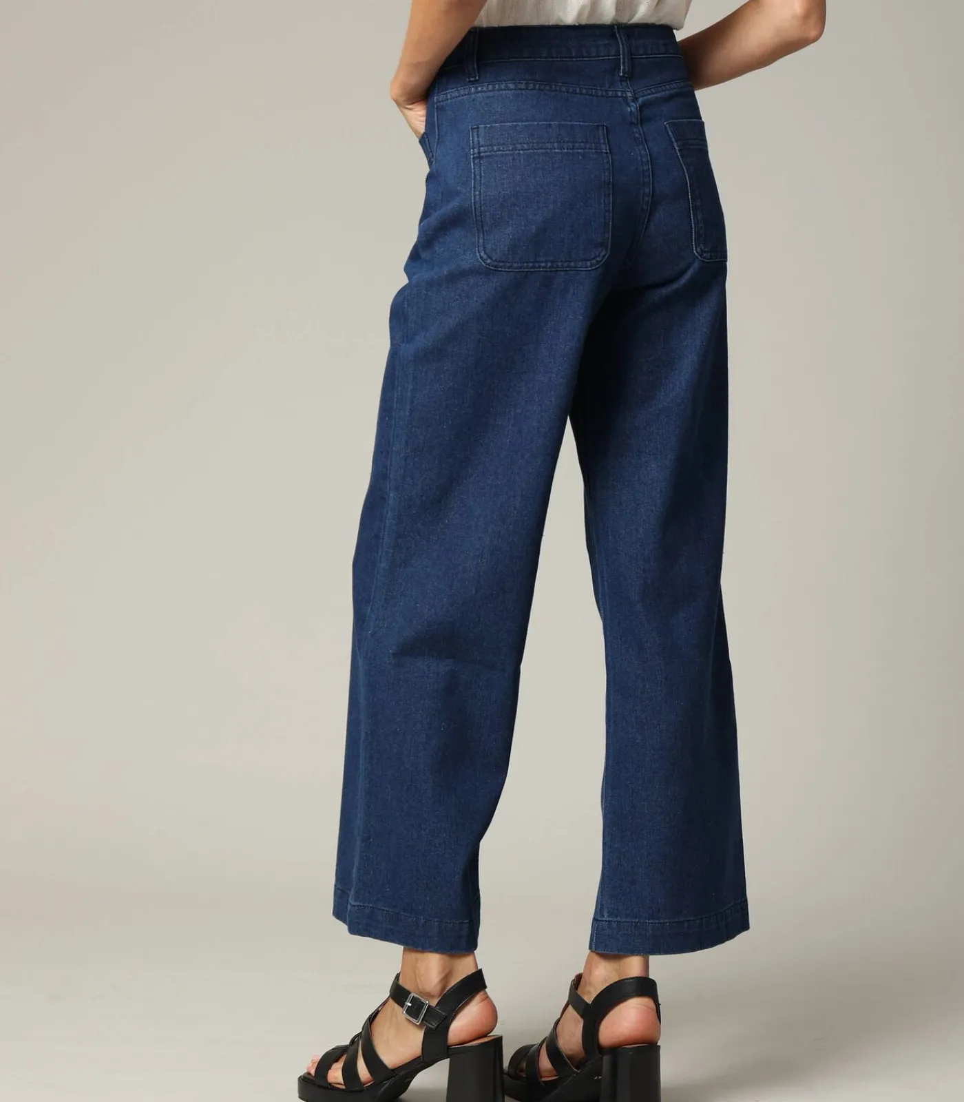 Deeluxe LILOO - Denimjeans met wijde pijpen en ritssluiting blueJeans Sale