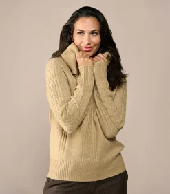 Mart Visser Liv Lurex Trui Zand / Goud beige/gold Outlet