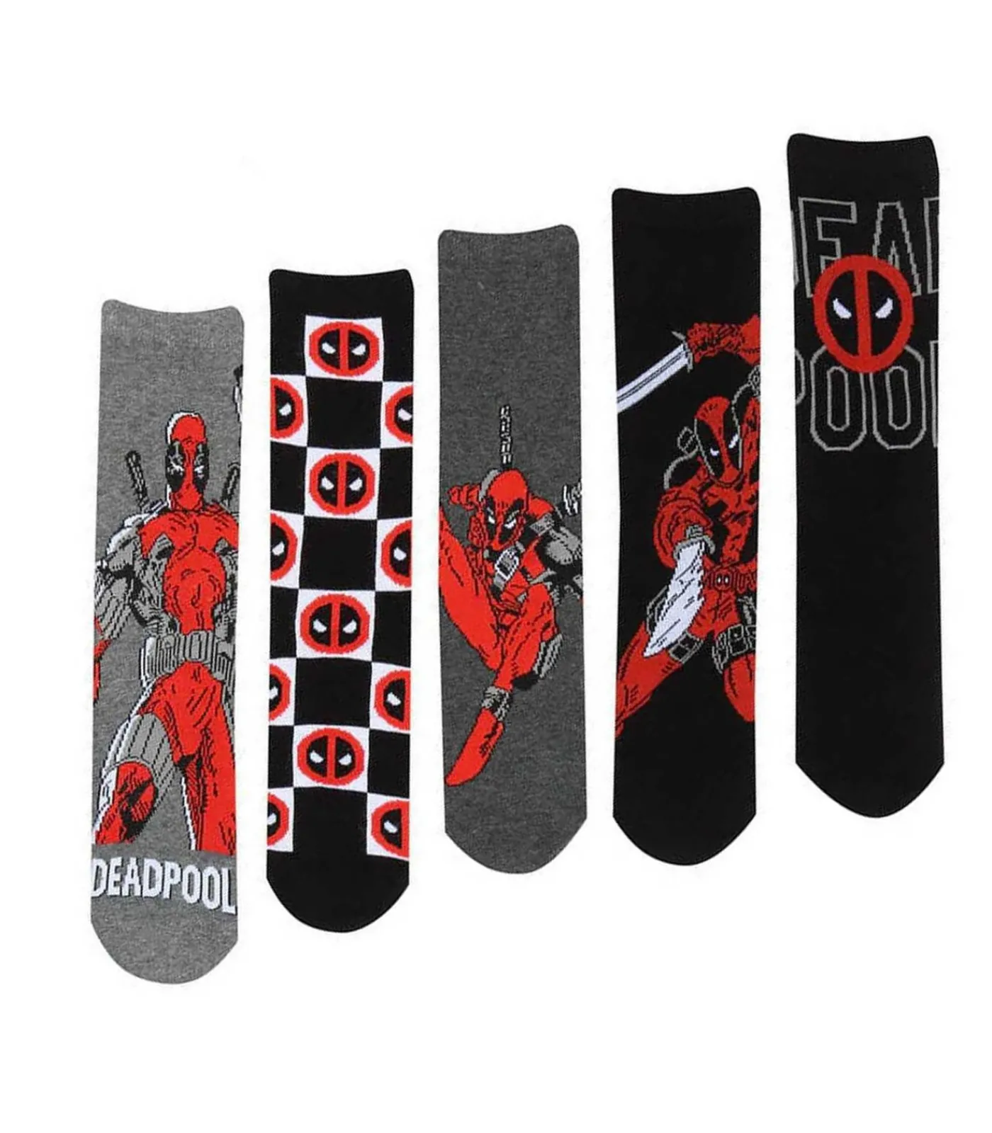 Deadpool LOGO - Sokken - Grijs gray Hot