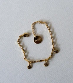Monsieur Simone Léon Armband Goud Klavertjes gold Outlet