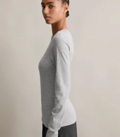 Marc O’Polo DENIM Longsleeve slim antraciteGrey New