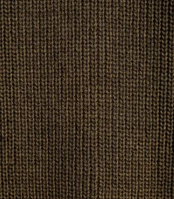 La Fée Maraboutée Losjes vallend kort vest in kaki ribbreisel met kraaltjes khaki Hot