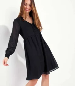 La Fiancée Losse kanten jurk DOKO black Discount