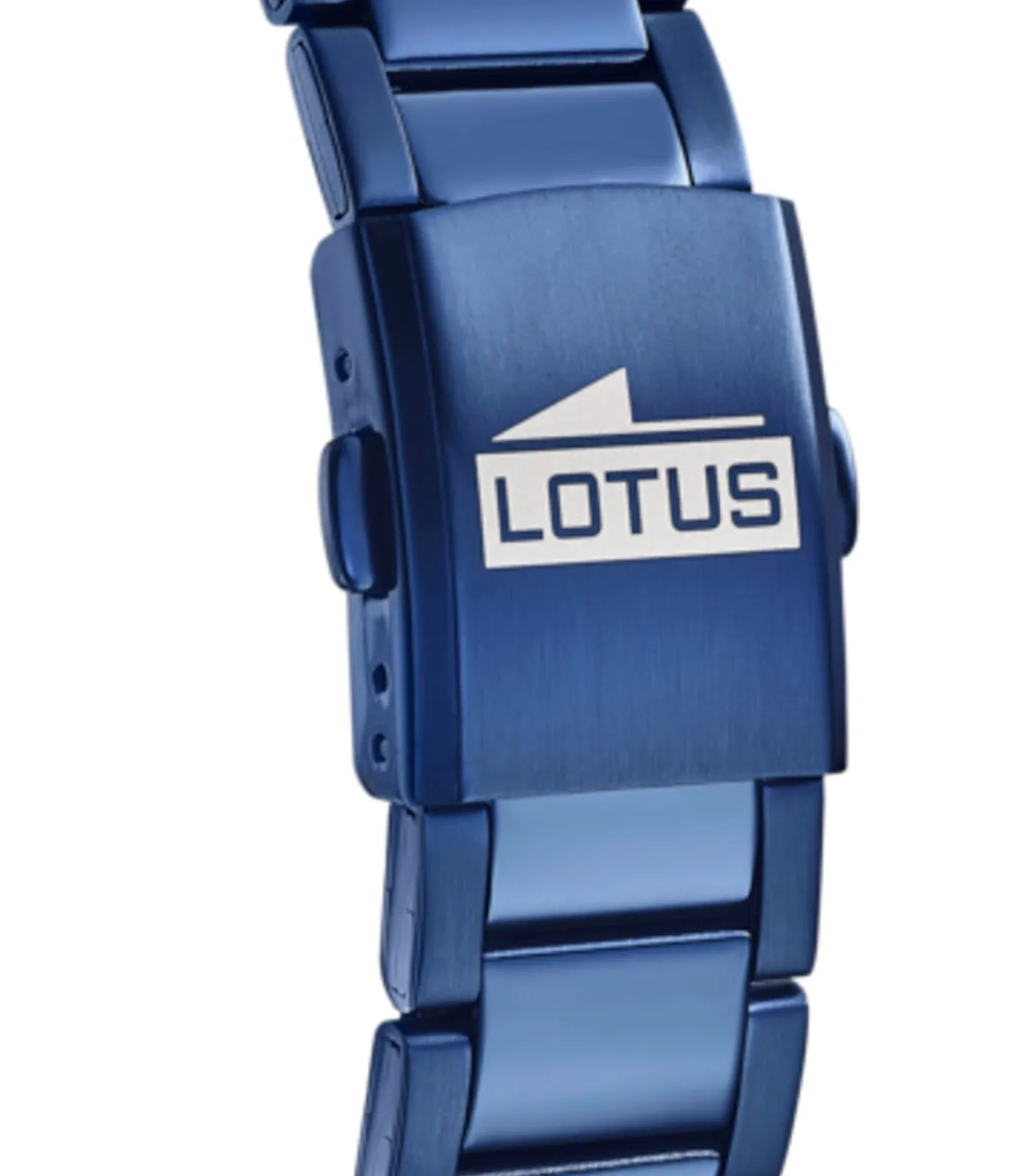 Lotus heren blauw chrono staal horloge armband blue Sale