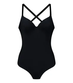 Bye Bra Low Back Bodysuit String | Zwart M black Outlet