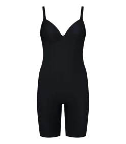 Bye Bra Low Back Korte Bodysuit | Zwart L black New