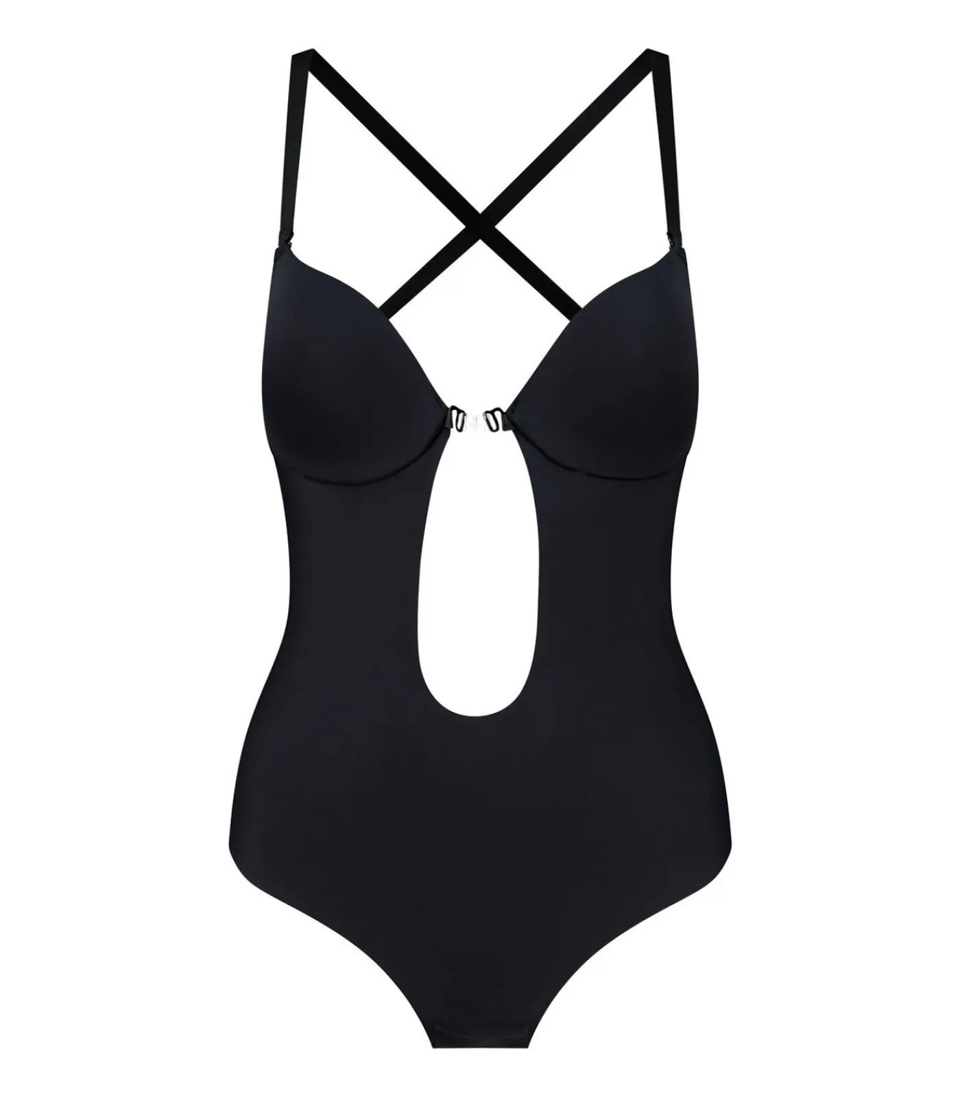 Bye Bra Low Back Sensuele Bodysuit | Zwart Xl black Hot