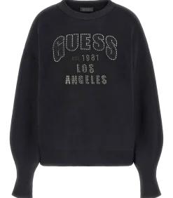 GUESS Ls Cn Leighton Logo Swtr black Online