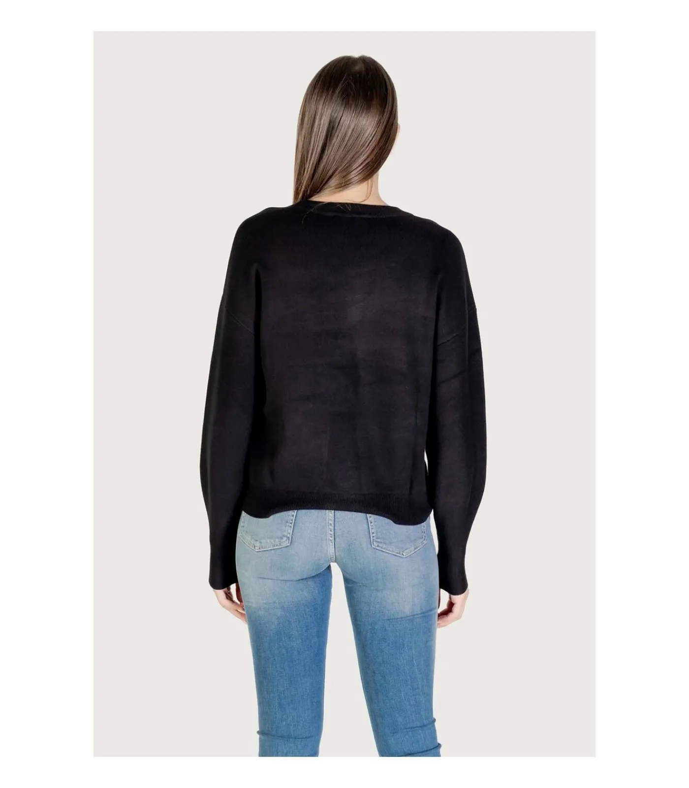 GUESS Ls Cn Leighton Logo Swtr black Online