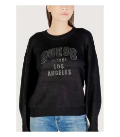 GUESS Ls Cn Leighton Logo Swtr black Online