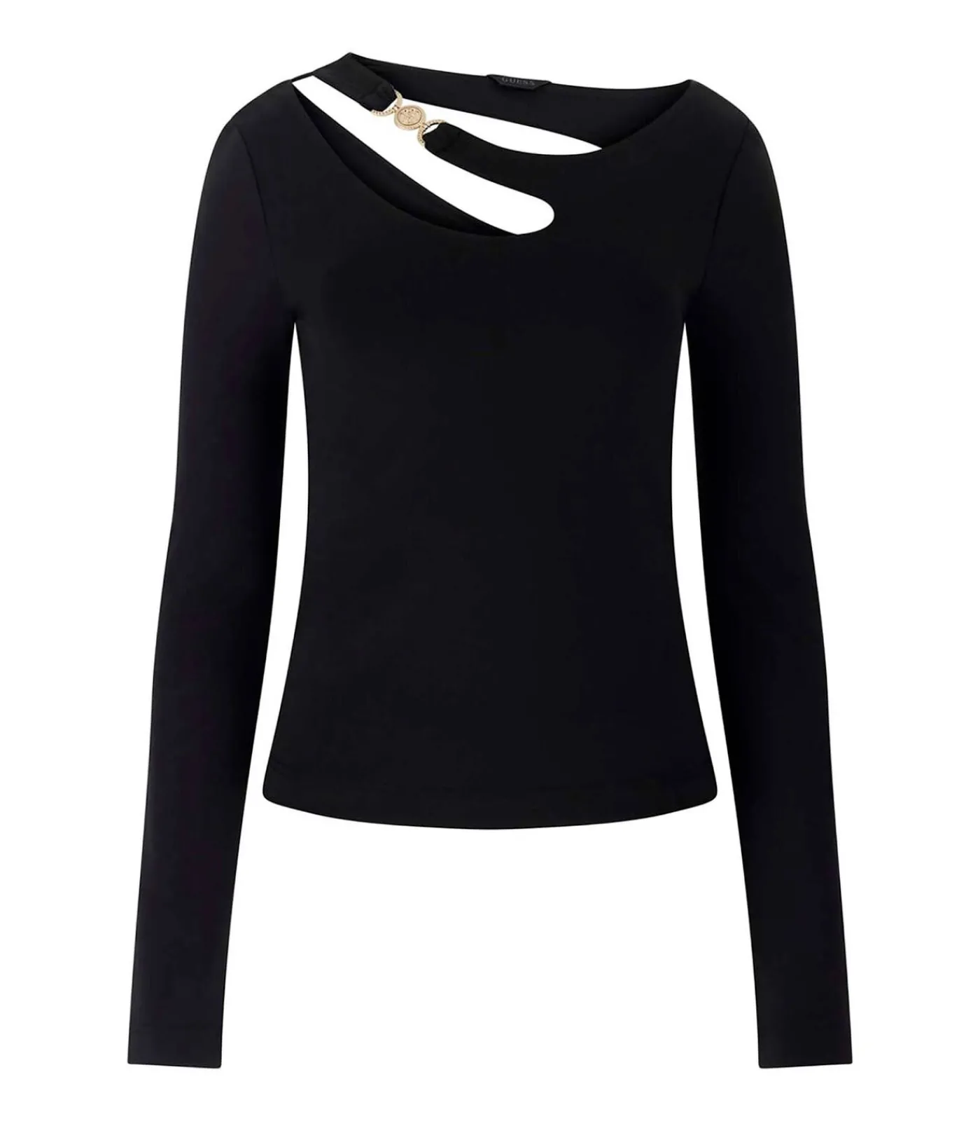 GUESS Ls Eleanor Buckle Top black Hot