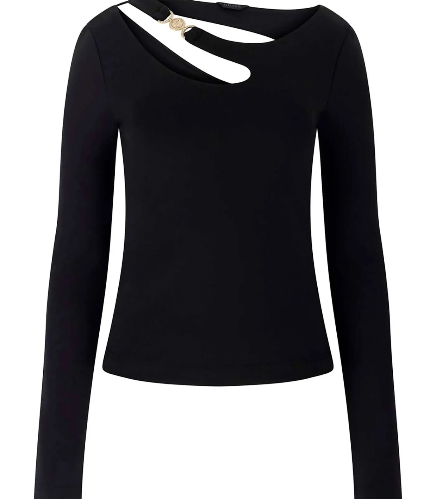 GUESS Ls Eleanor Buckle Top black Hot
