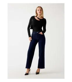 GUESS Ls Eleanor Buckle Top black Hot