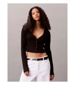 Calvin Klein Jeans Ls Woven Label 2X2 C black Online