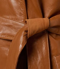 Mart Visser Lyana Leren Jas Cognac camel