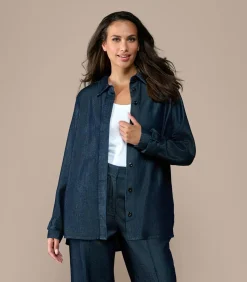Mart Visser Macey Denim Blouse Denim Dark blue