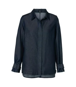 Mart Visser Macey Denim Blouse Denim Dark blue